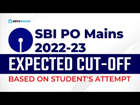 SBI PO Mains Expected CUT OFF 2022-23 | Based on Student's Data || SBI PO Mains Safe Attempt 2022-23