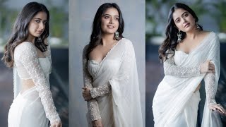 Ashika Ranganath Latest Hot Saree Images Collections 2024 |Actresses hot vertical close up video🥰🥵🤩😍
