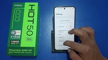 how to see data usage in notification bar in infinix hot 50