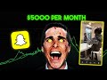 How to make 5000month from snapchat spotlight