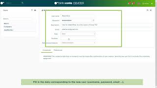5. Access user management: creation of a basic user and assignment to IRIS/water meter screenshot 3