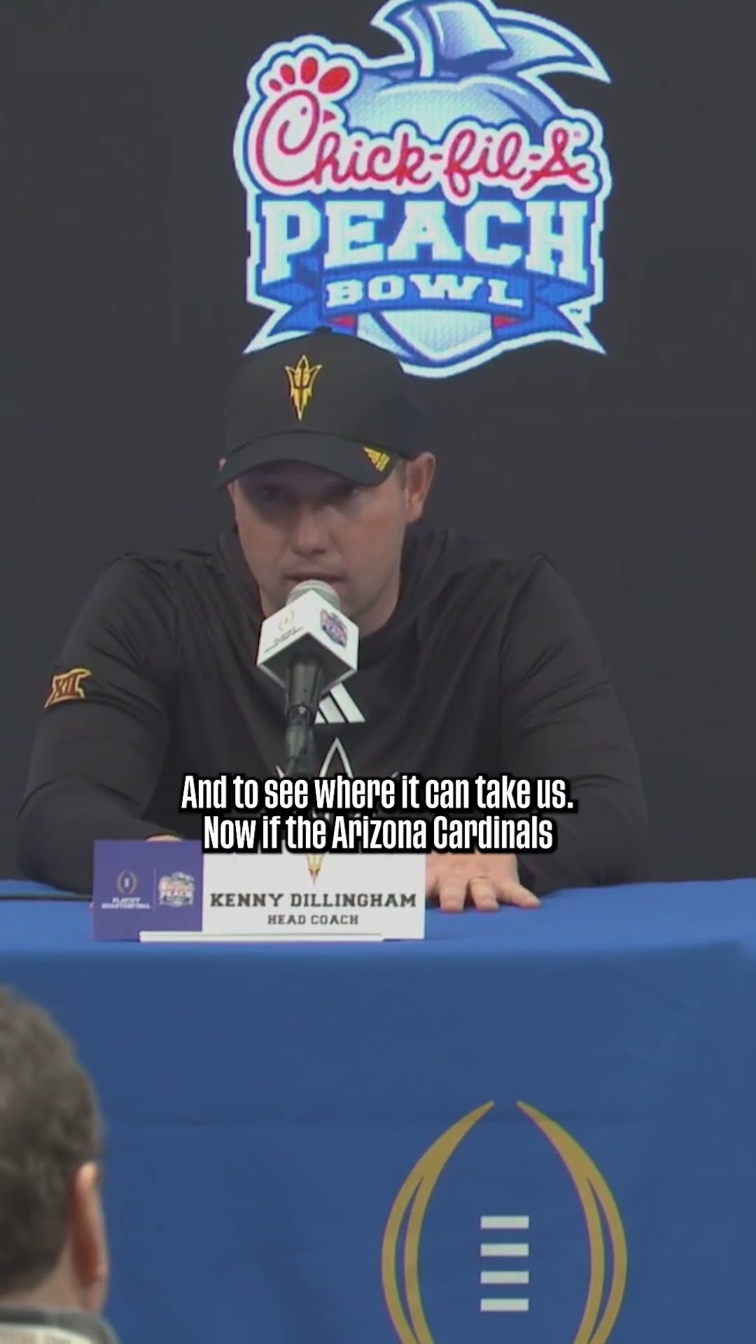 Kenny wants the Arizona Cardinals to draft Cam Skattebo #NFL #football #arizonastate #cardinals #cfb