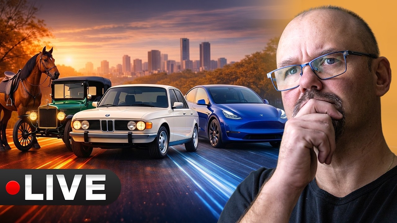 Historie automobilového průmyslu: Kdo zabil koně? A kdo zabije spalovák? | LIVE