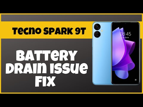 Tecno Spark 9T Battery Drain issue Fix || How to solve battery drain issue || Battery drain solution
