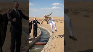 Khamenei, Trump, Modi, Putin sie springen über ein 🦛💦🏃➡️💧🤣