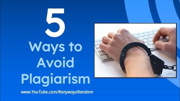 How to Avoid Plagiarism? 5 Simple and Straightforward Things to Do