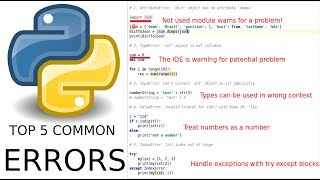 Celebrity Top Five Most Annoying Programming Mistakes For Beginners with Python Profile