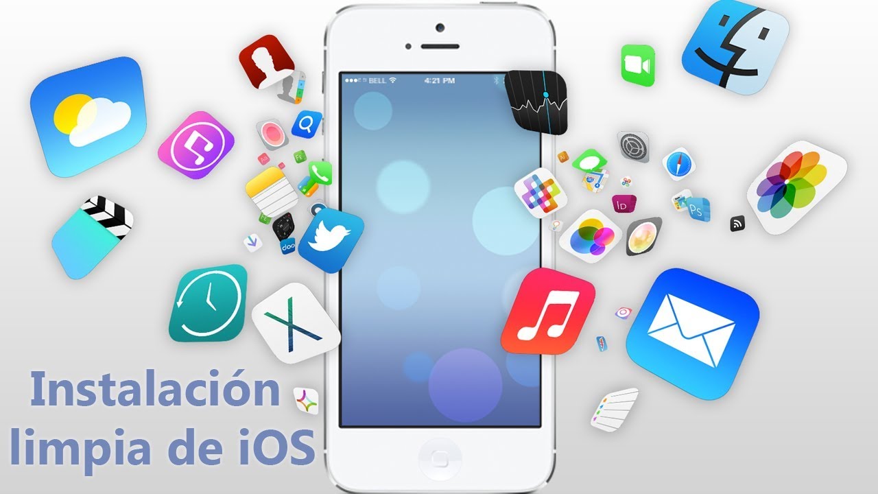 Instalación limpia de iOS - iPhone / iPod / iPad - YouTube