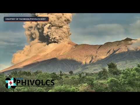 Kanlaon Volcano explosive
