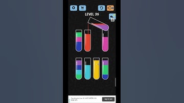 Colour Game | Water Colour Sort Level 35 #shorts #trending