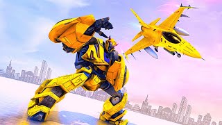 Air Jet Robot Transform Robot Shooting Android Gameplay screenshot 5