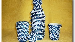 Двухцветное спиральное плетение из газет / Two-color spiral weave from newspapers(Видео-урок двухцветного спирального плетения из газетных трубочек - оплетание бутылки / Video tutorial two-color..., 2015-03-23T12:36:27.000Z)