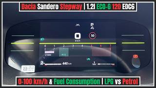 Dacia Sandero Stepway 2026 (ECO-G 120 Auto) 0-100 & Fuel Economy