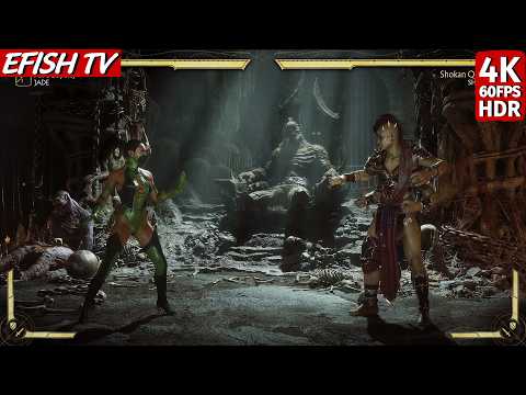 Jade vs Sheeva (Hardest AI) - Mortal Kombat 11