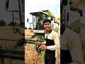 "डेढ़ लाख रुपए का छोटा कंबाइन, सिर्फ ₹200 के तेल में तीन बीघा की कटाई।  #viral #shortfeed #tranding