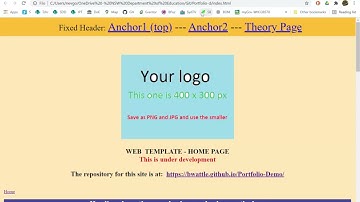 GitHub Website Template 04 - Image manipulation with Dreamweaver