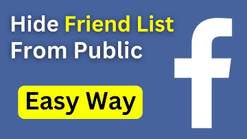 How To Hide Your Friends On Facebook From Others | Hide Facebook Friend List | Quick & Easy Way