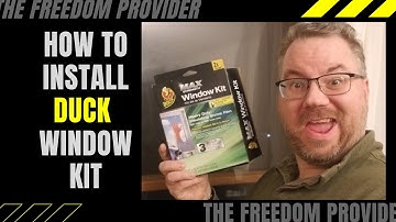 How to Install the Duck Max Strength Window Kit