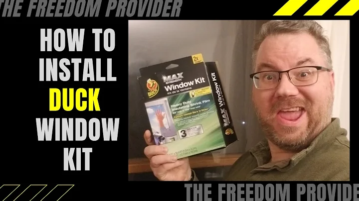 How to Install the Duck Max Strength Window Kit