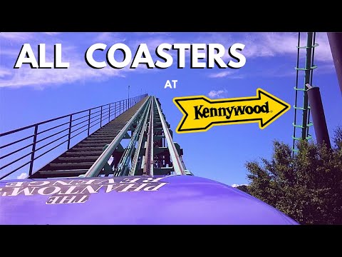 All Coasters at Kennywood + On-Ride POVs - Front Seat Media
