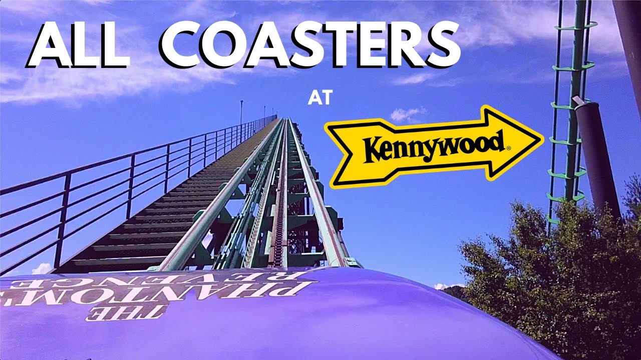 All Coasters at Kennywood + On-Ride POVs - Front Seat Media