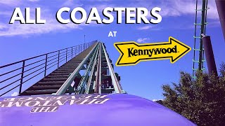 All Coasters at Kennywood + OnRide POVs  Front Seat Media