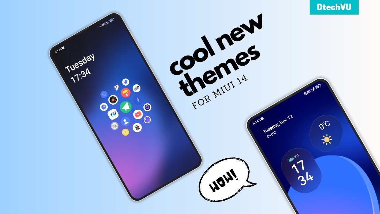 Cool New MIUI Themes for Xiaomi, Poco | Best MIUI 14 Themes with Control centre Support