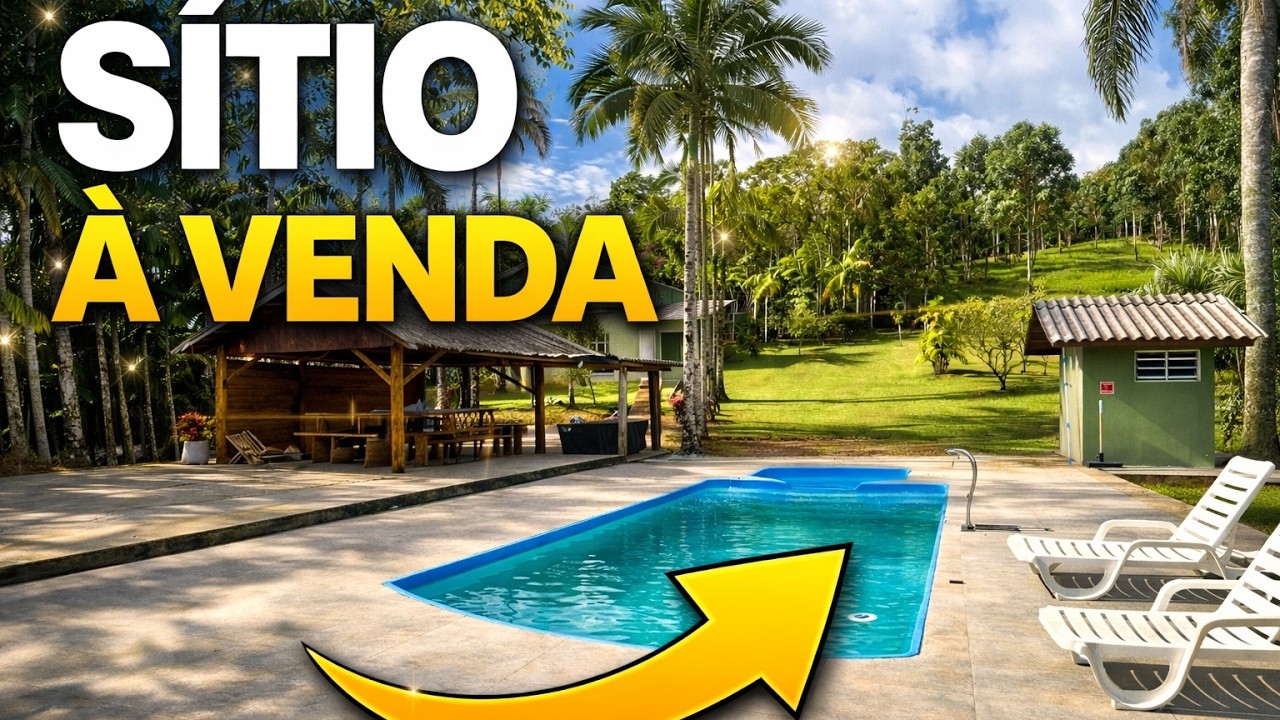 O SÍTIO MAIS LINDO DA REGIÃO! à venda em CAMBORIÚ!