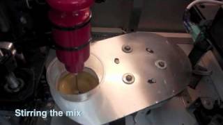 A PLC-controlled frappe-coffee making machine