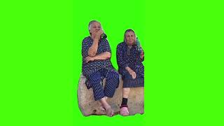 Grannies  Drinking Beer Meme Green Screen