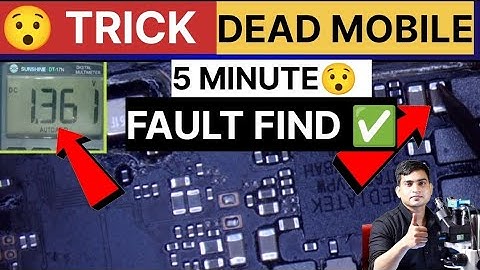 How to find dead mobile fault in less time | Dead mobile check step by step