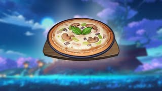 HOW TO MAKE MUSHROOM PIZZA FOR AYAKA AND RECEPIE LOCATION Genshin Impact