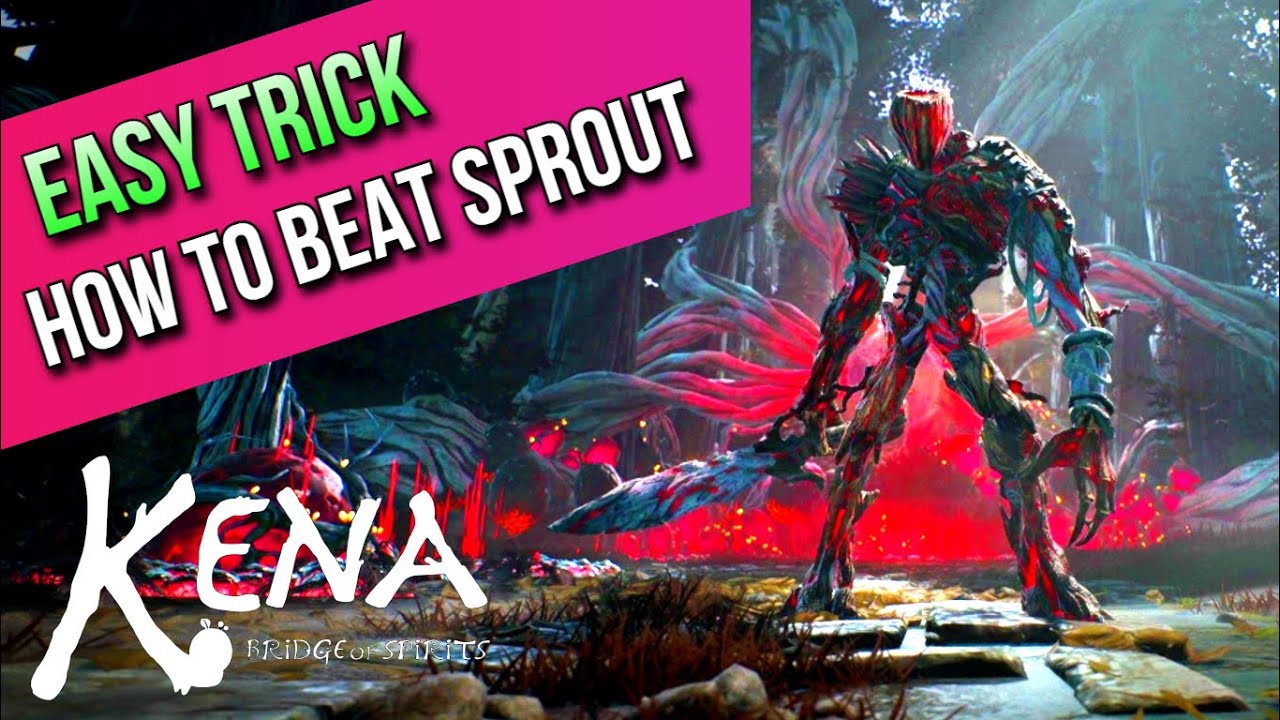 Kena: Bridge of Spirits | Sprout Boss Fight | How to Beat Sprout | MP Trophy