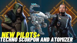War Robots pilot Ash Skarsgard ( Scorpion ) Kyle Rogers on ( Hawk )  Plus Techno Atomizer & scorpion screenshot 3