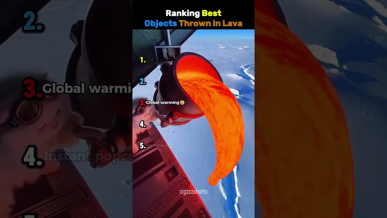 Ranking Craziest Objects Thrown into Lava 🧊🔥 | Part 2