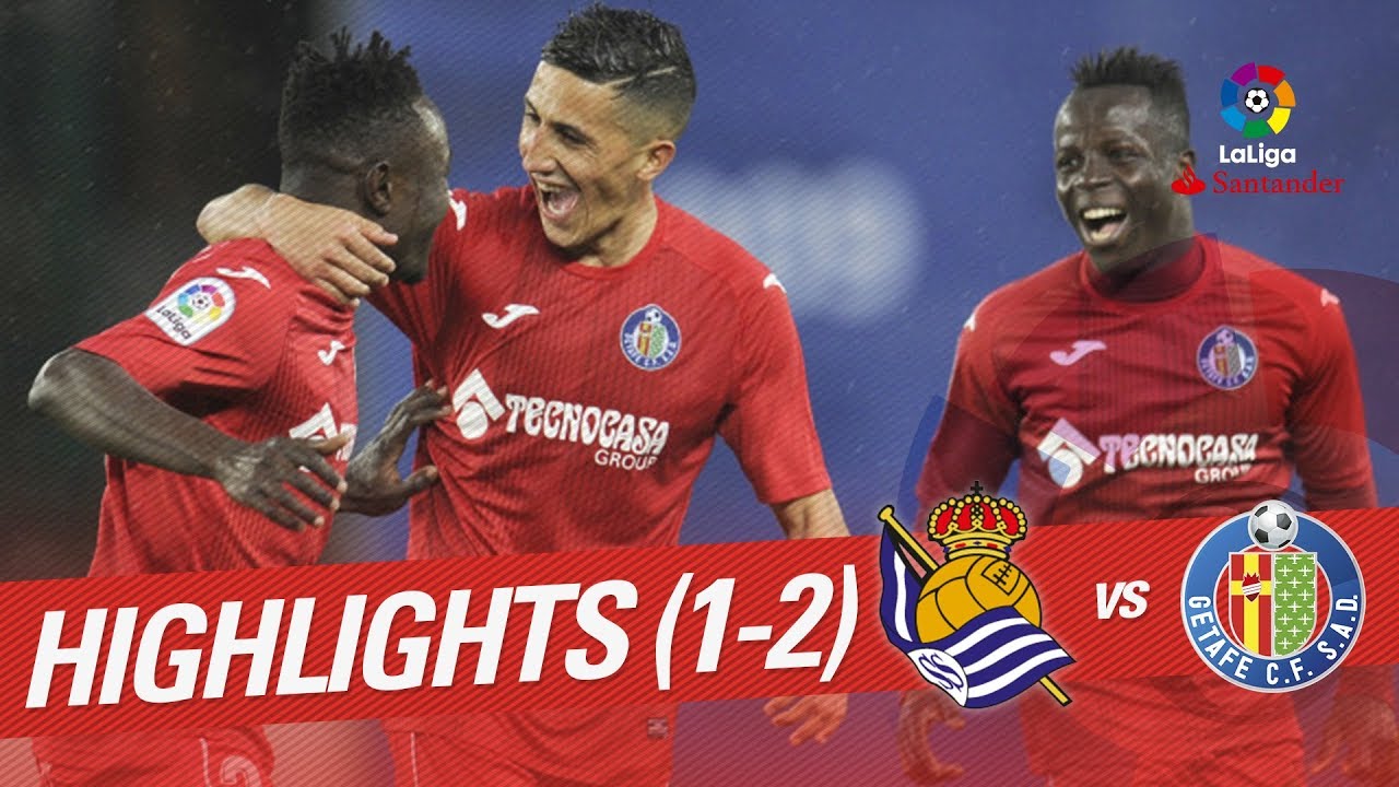 Resumen de Real Sociedad vs Getafe CF (1-2) - YouTube