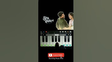 Thumbnail of Oh Sita Hey Rama Intro Music Piano Notes #sitaramam oh sita hey rama piano tutorial #shorts