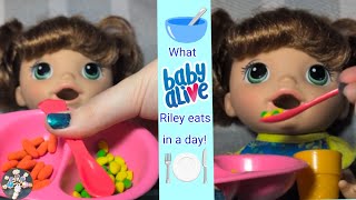 Baby Alive What Riley Eats In A Day Baby Alive Feeding Video Shining Star Tv