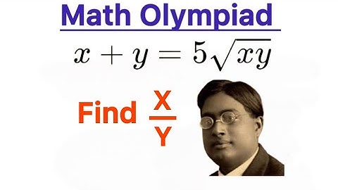Nice Algebra Math Problem | Math Olympiad | Find the value of X/Y