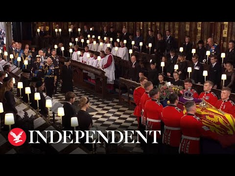 Live: Queen Elizabeth II's coffin reaches final resting place in St George's Chapel, Windsor Castle