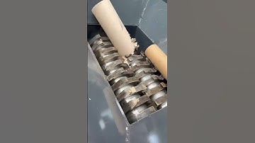 Tube paper shredder machine