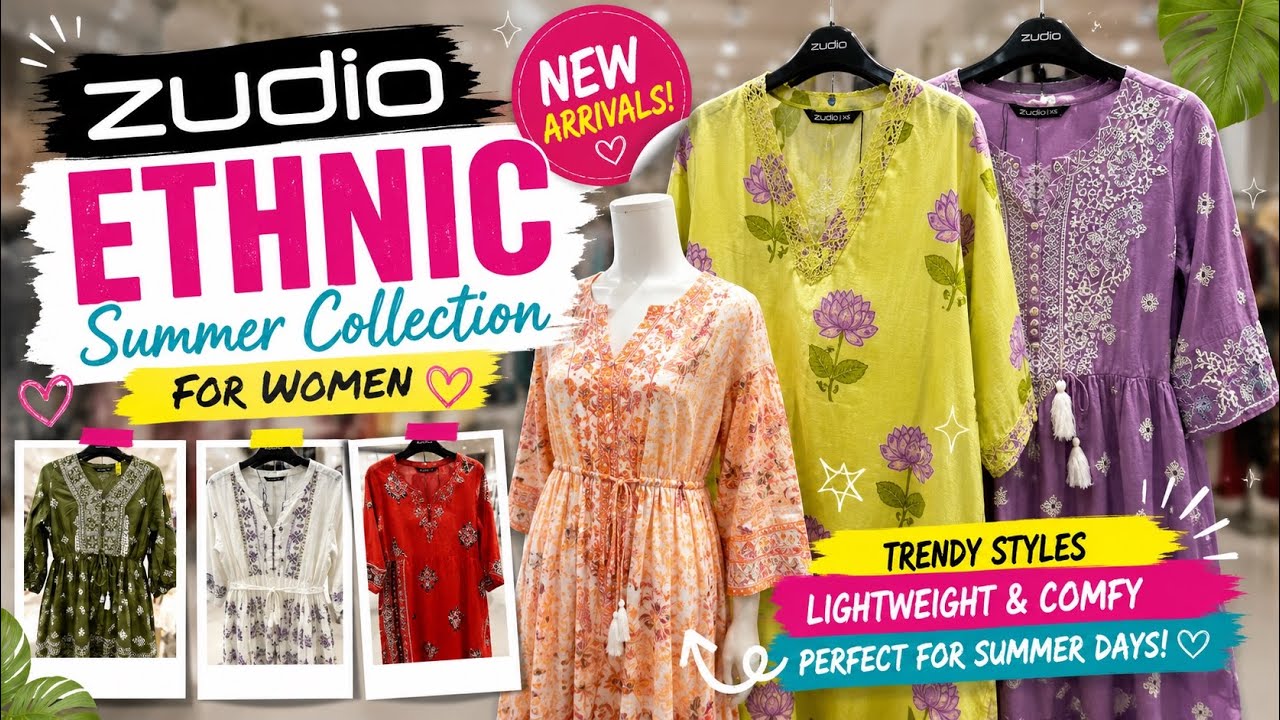 zudio dresses for ladies New Ethnic Collection 2026 😍🌸 Summer Kurtis, & Co-ords Fall 24 Preview