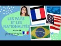 🌎Los Paises y NACIONALIDADES en FRANCES - Clase 5