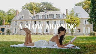 slow morning routine in a french countryside chateau