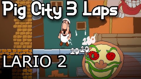 pizza tower : The Pig City but theres 3 laps