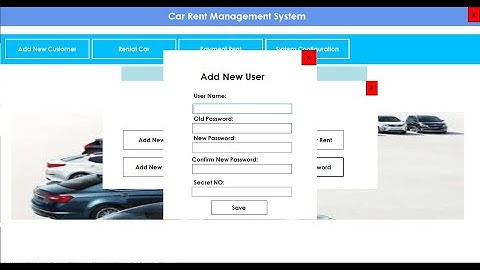 Car Rent Management System Part 3