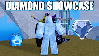 Diamond Fruit Showcase In Blox Fruits