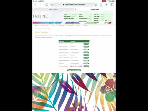 Tropic ordering system how to