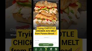 Let's see this Chicken Avo Melt from Panera bread