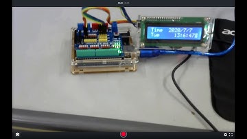Arduino+LCD+時鐘模組